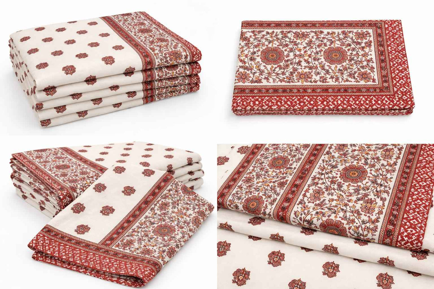 Rust Floral Buti