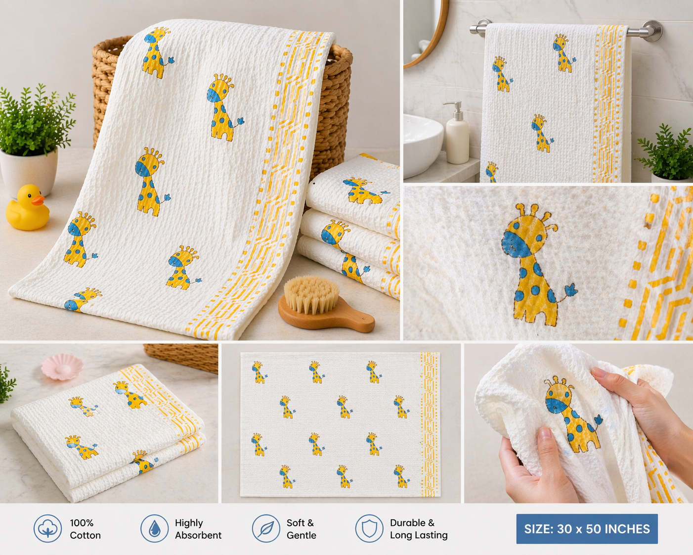 Giraffe Play Towel