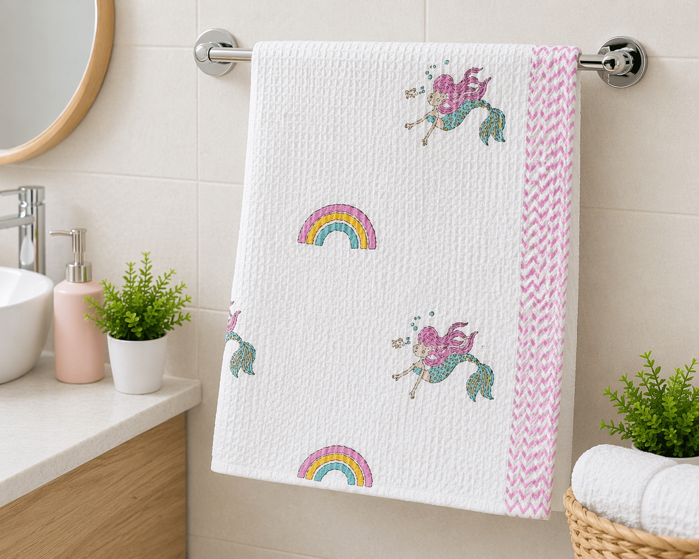 Prancing Mermaid Towel - Bath Towels - ChapaSsyahii