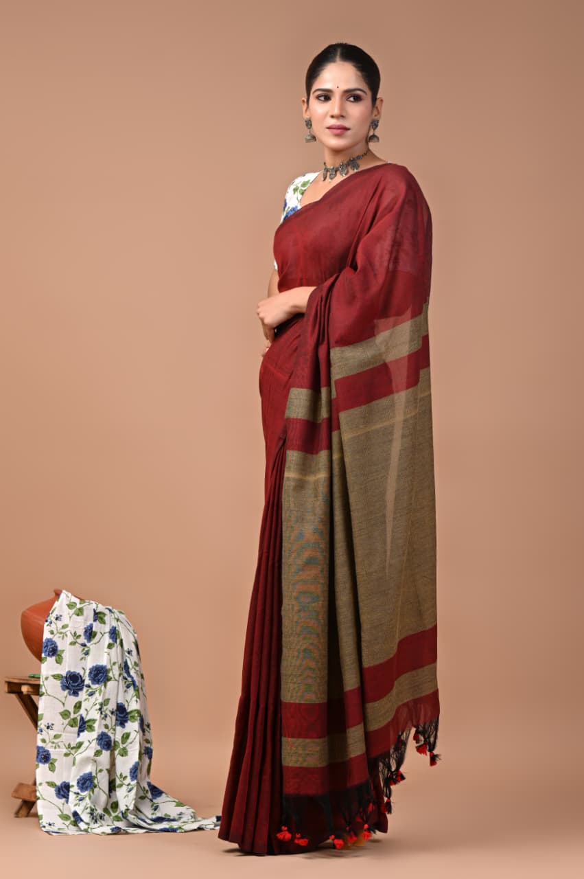 Khadi Sarees