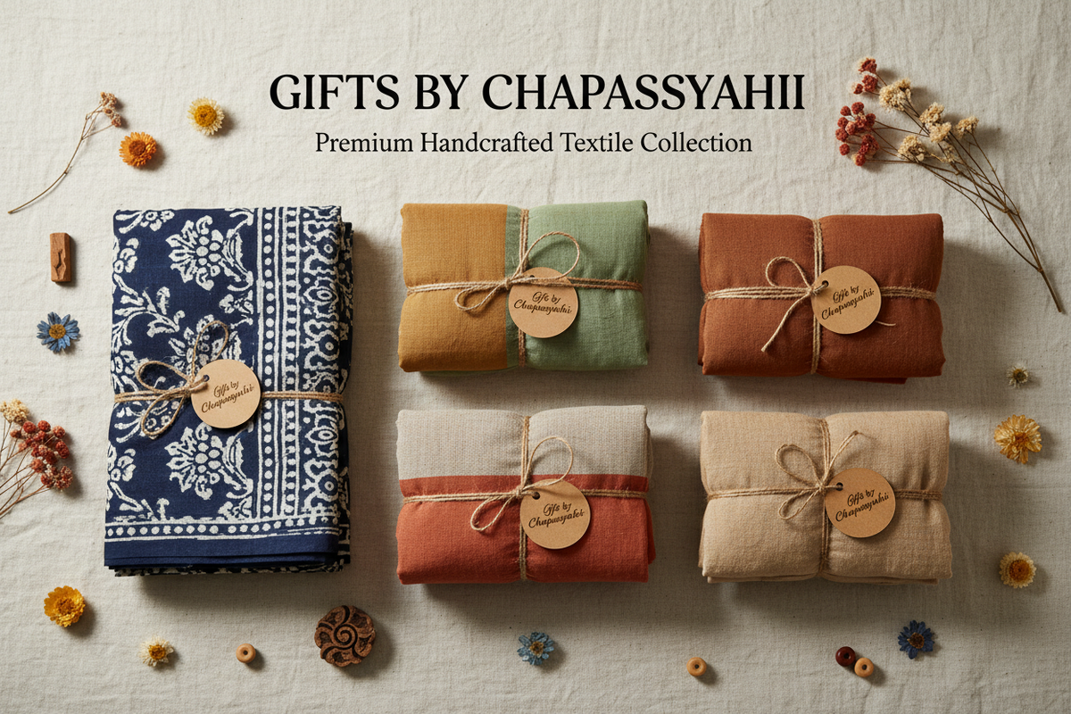 Handblock printed Diwali gifts by ChapaSSyahii