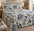 Chatsworth Jacobean Bloom - Cotton King Size Bedsheet - ChapaSSyahii - King Size Bedsheet - ChapaSsyahii