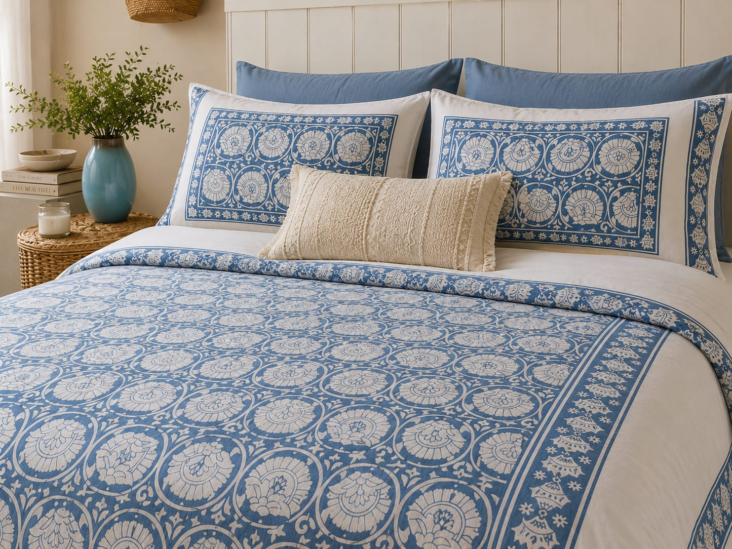 Neel Mandala Heritage 260 TC Cotton Bedsheet