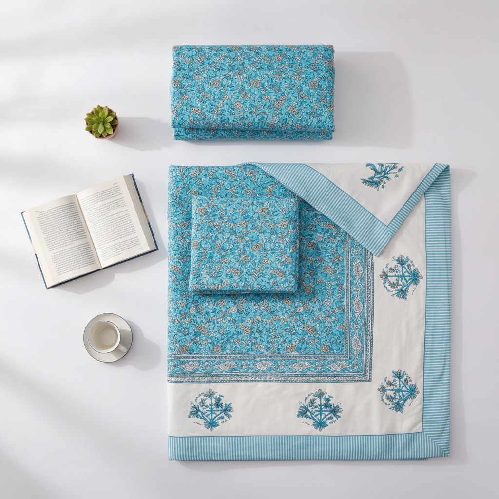 Sky Blue Floral