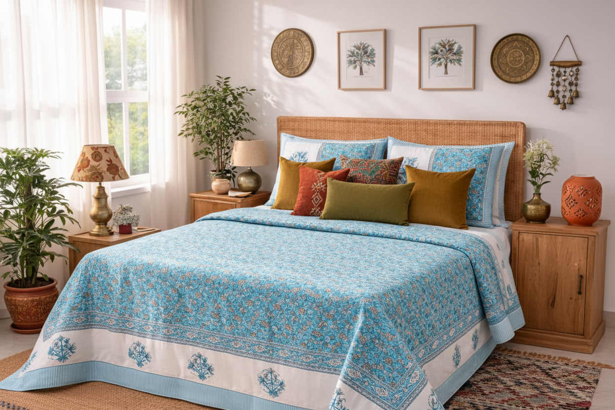 Sky Blue Floral