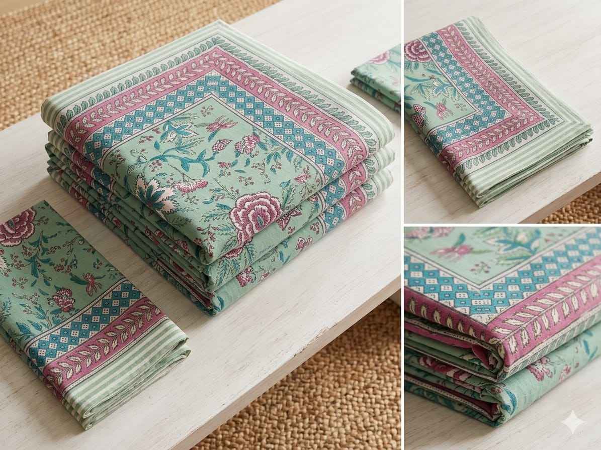 Mint Green Rose Floral