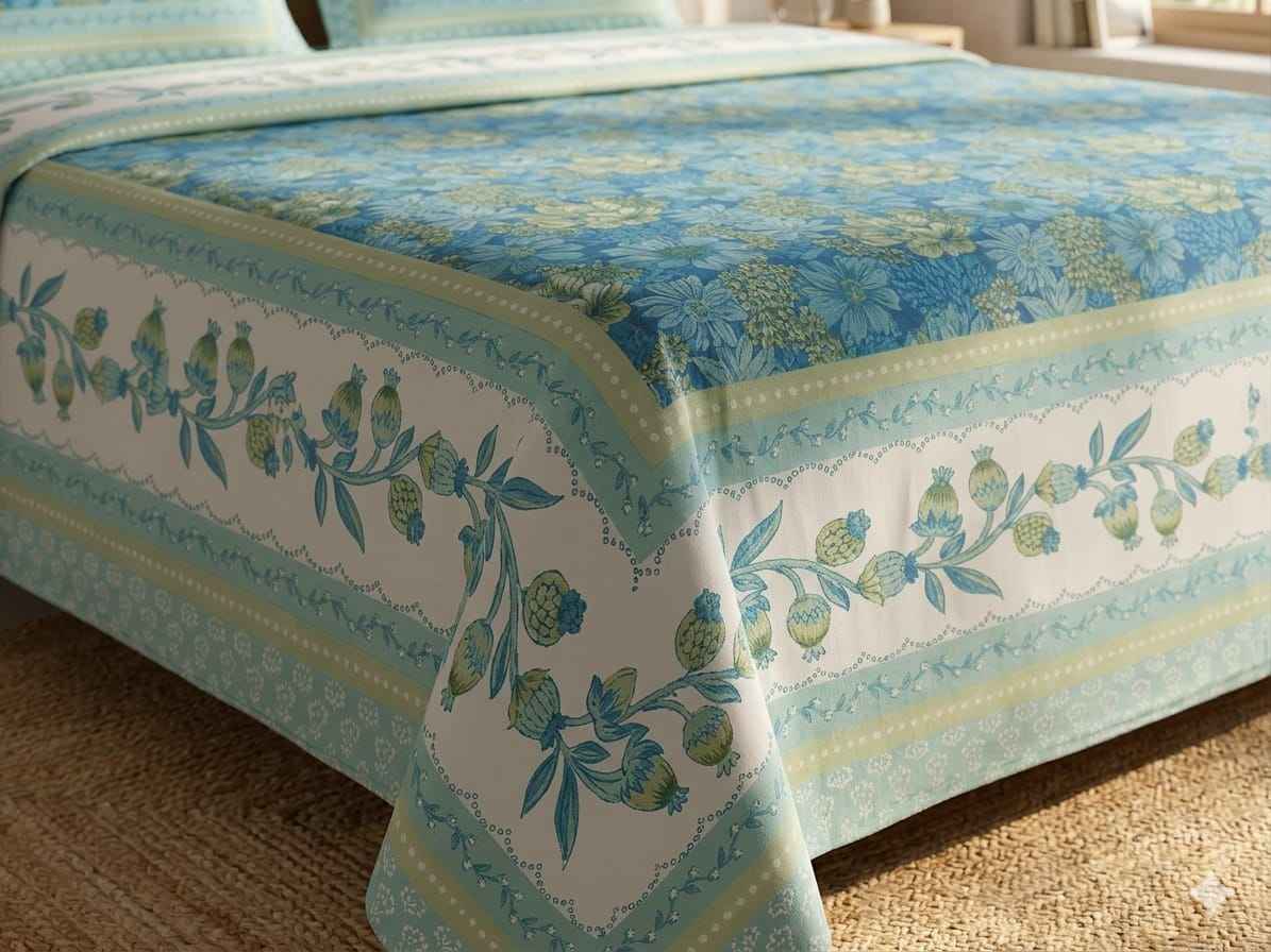 Aqua & Sage Floral