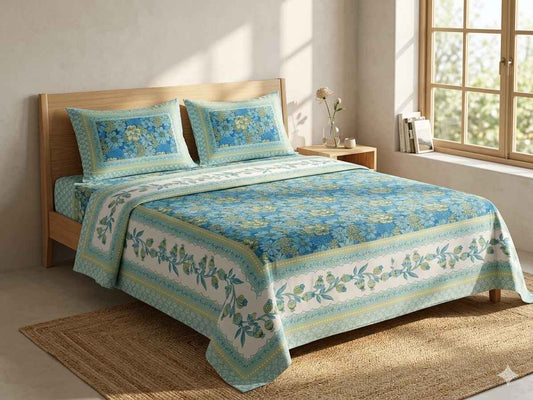 Aqua & Sage Floral