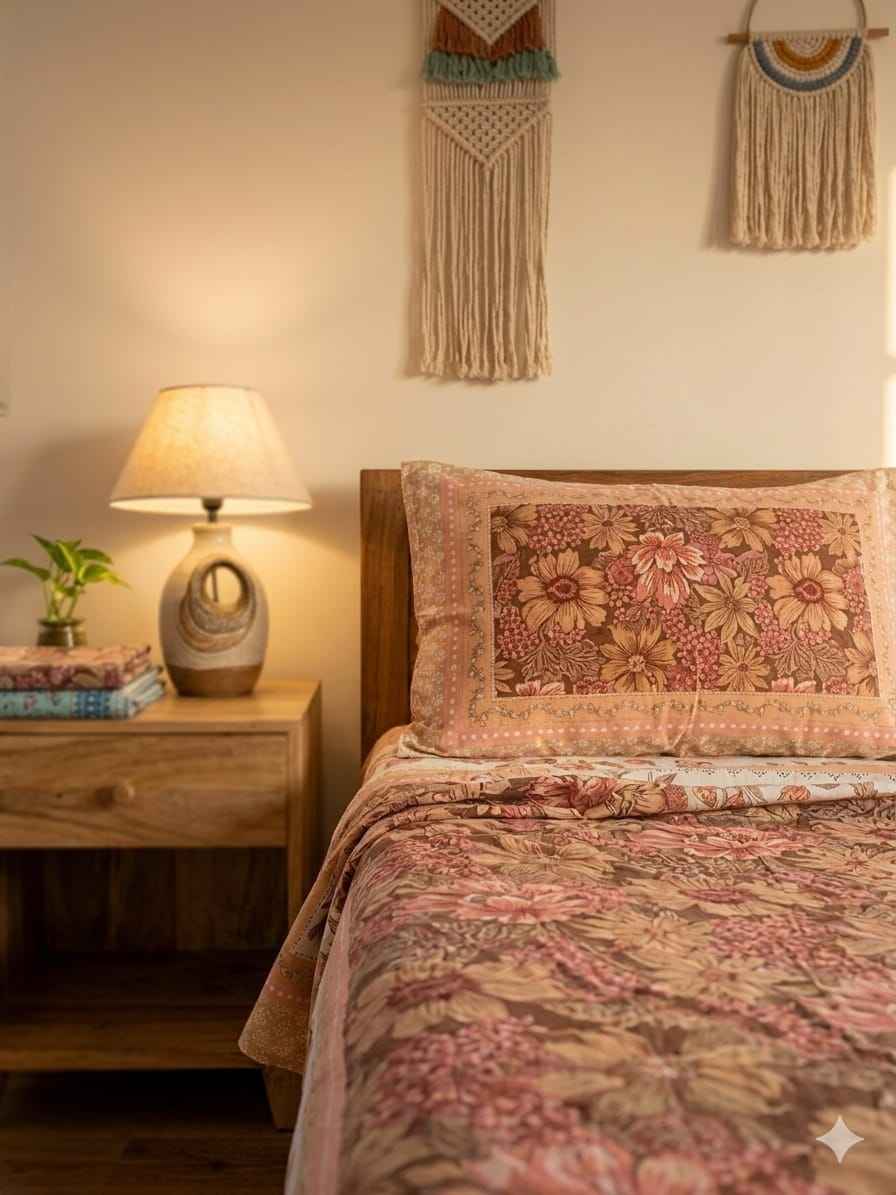 Rose & Brown Floral