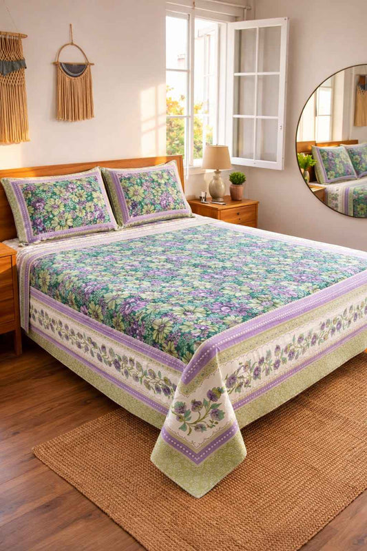 Lilac & Green Floral