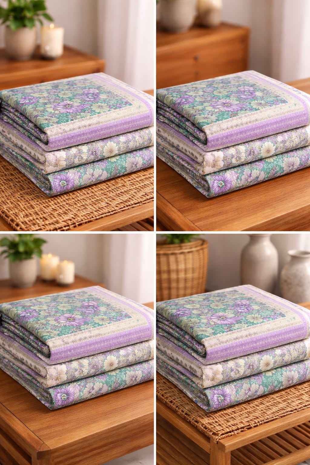 Lilac & Green Floral
