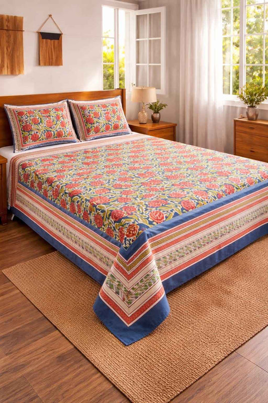 Indigo Blue Rose Floral