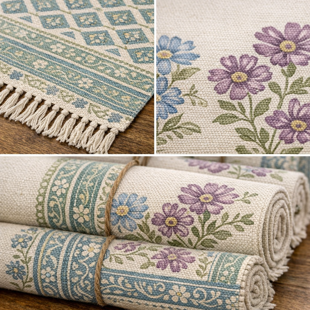 Blue & Lilac Floral Garden