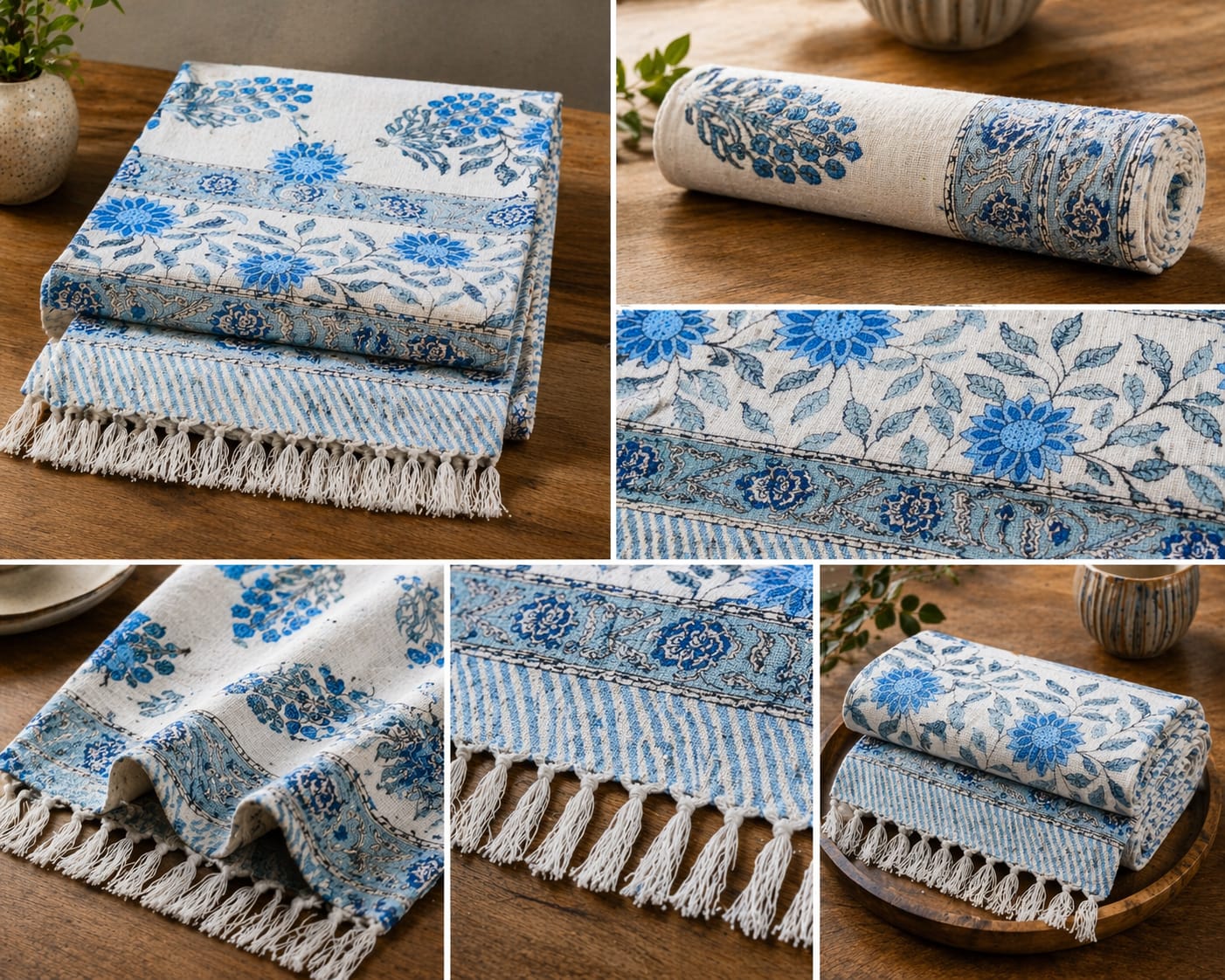 Blue Blossom Border