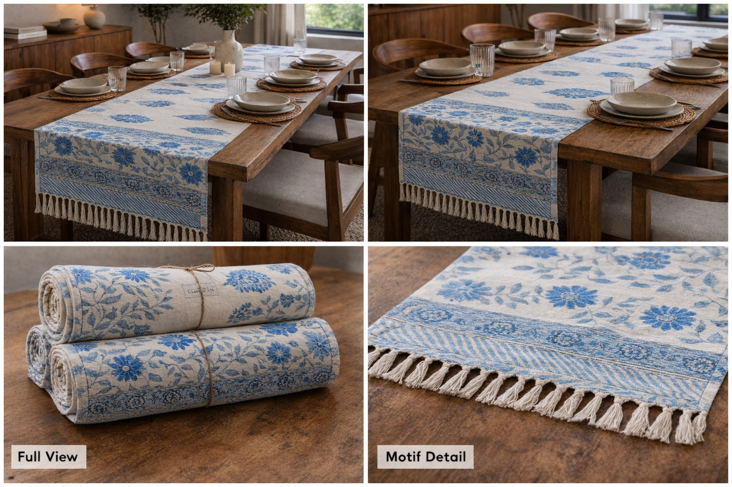 Blue Blossom Border