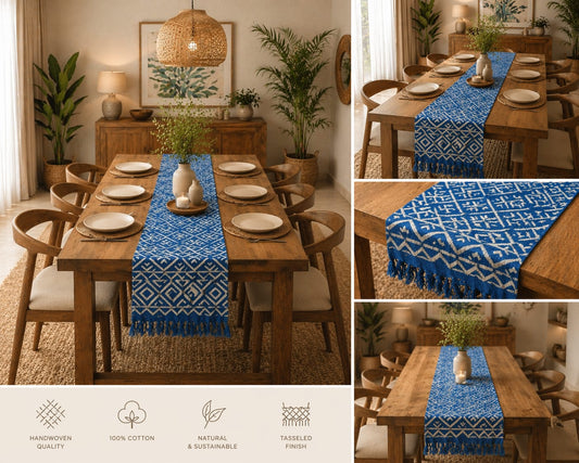 Indigo Ikat Diamond