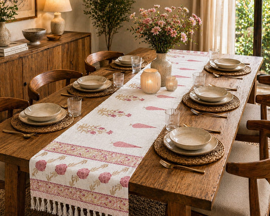 Blush Buti Stripe