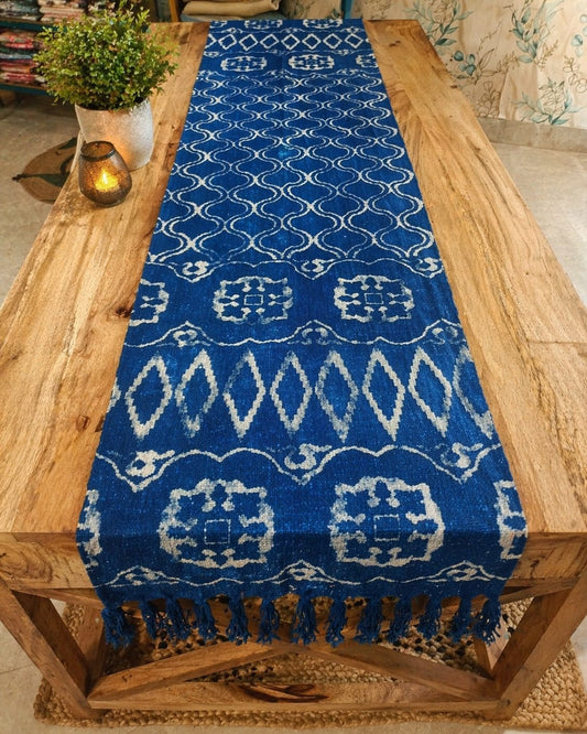 Indigo Boho Ikat