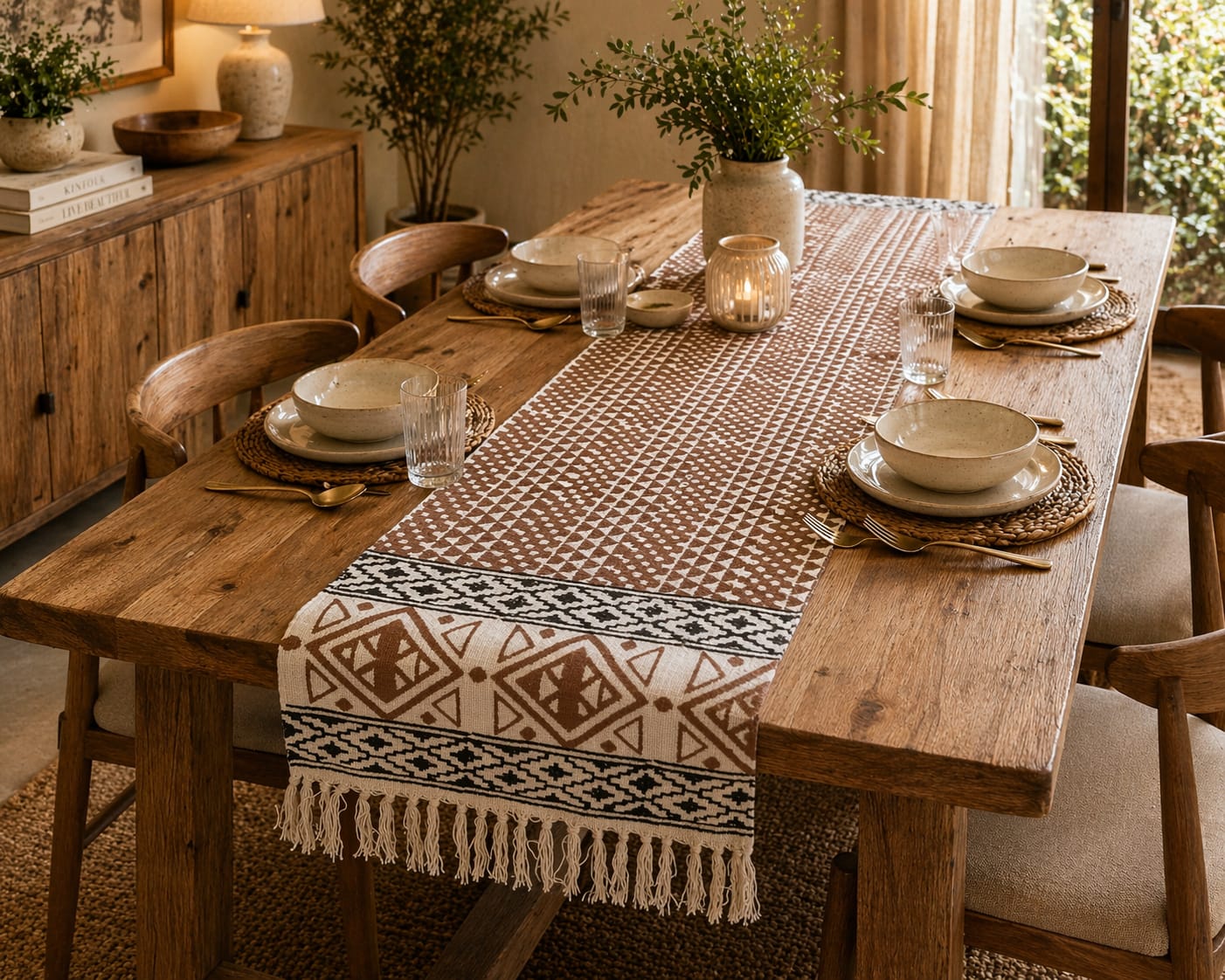 Rust Tribal Trellis