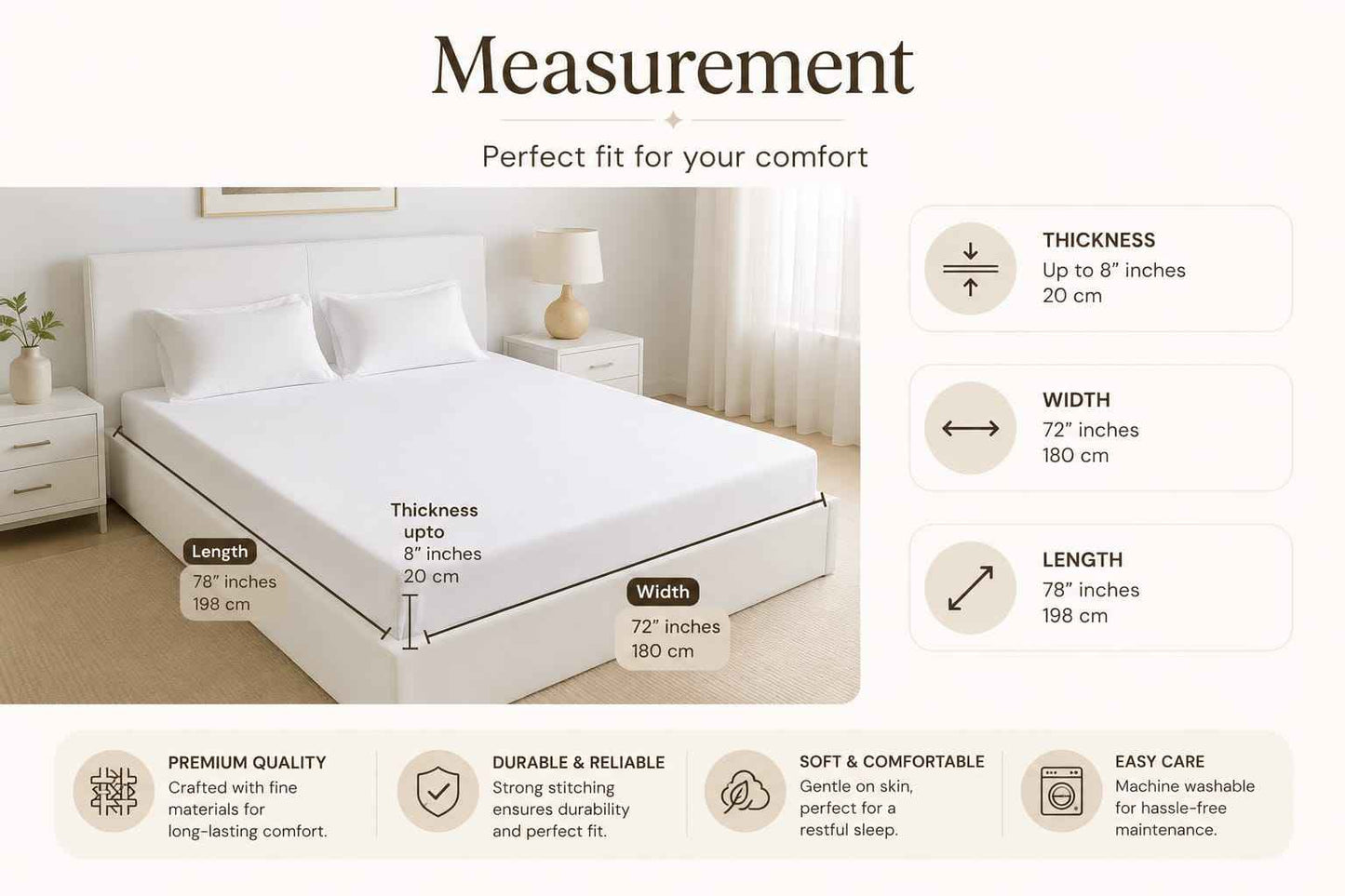 Bluebird Blossom Fitted Bedsheet Set – King Size