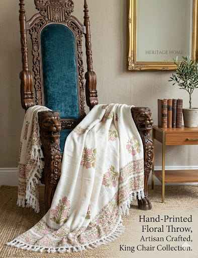 Blush Meadow Throw