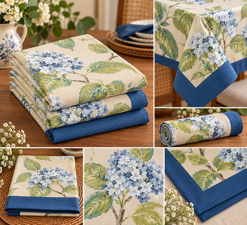Blue Hydrangea Trail - Table Cover - ChapaSsyahii