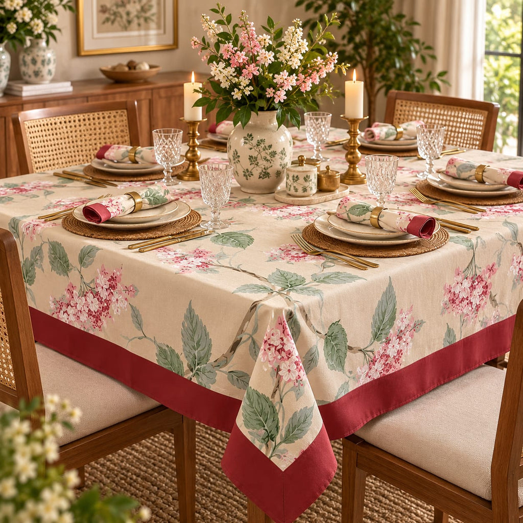 Rose Hydrangea Trail - Table Cover - ChapaSsyahii