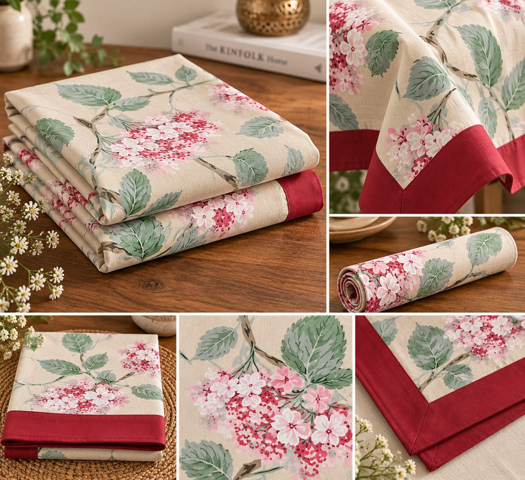 Rose Hydrangea Trail - Table Cover - ChapaSsyahii