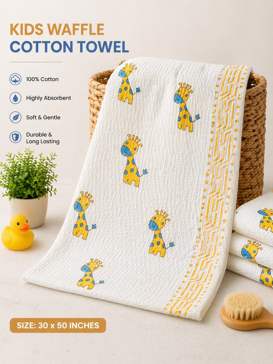 Giraffe Play Towel