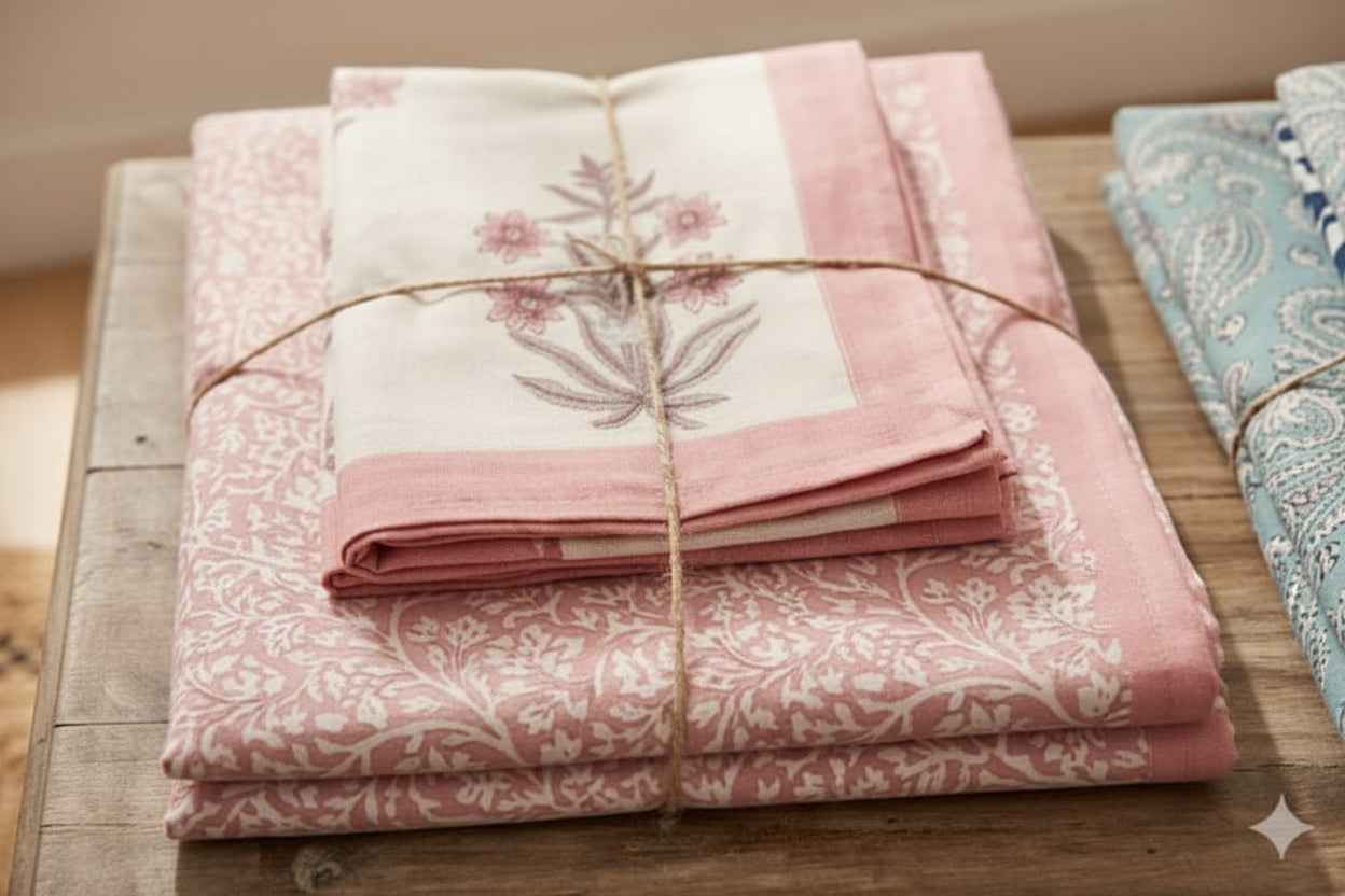 Gulabi Pushp - Bedsheet Set - ChapaSsyahii