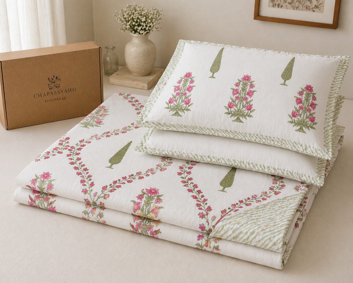 Gulnaar Jaal - Bedsheet Set - ChapaSsyahii