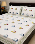 Kids Bedsheet King Size 100% Cotton – Sailboat Print - Kids Bedsheet - ChapaSsyahii