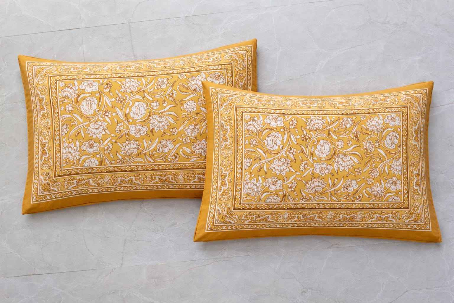 Mustard Yellow Jaal - Bedsheet Set - ChapaSsyahii