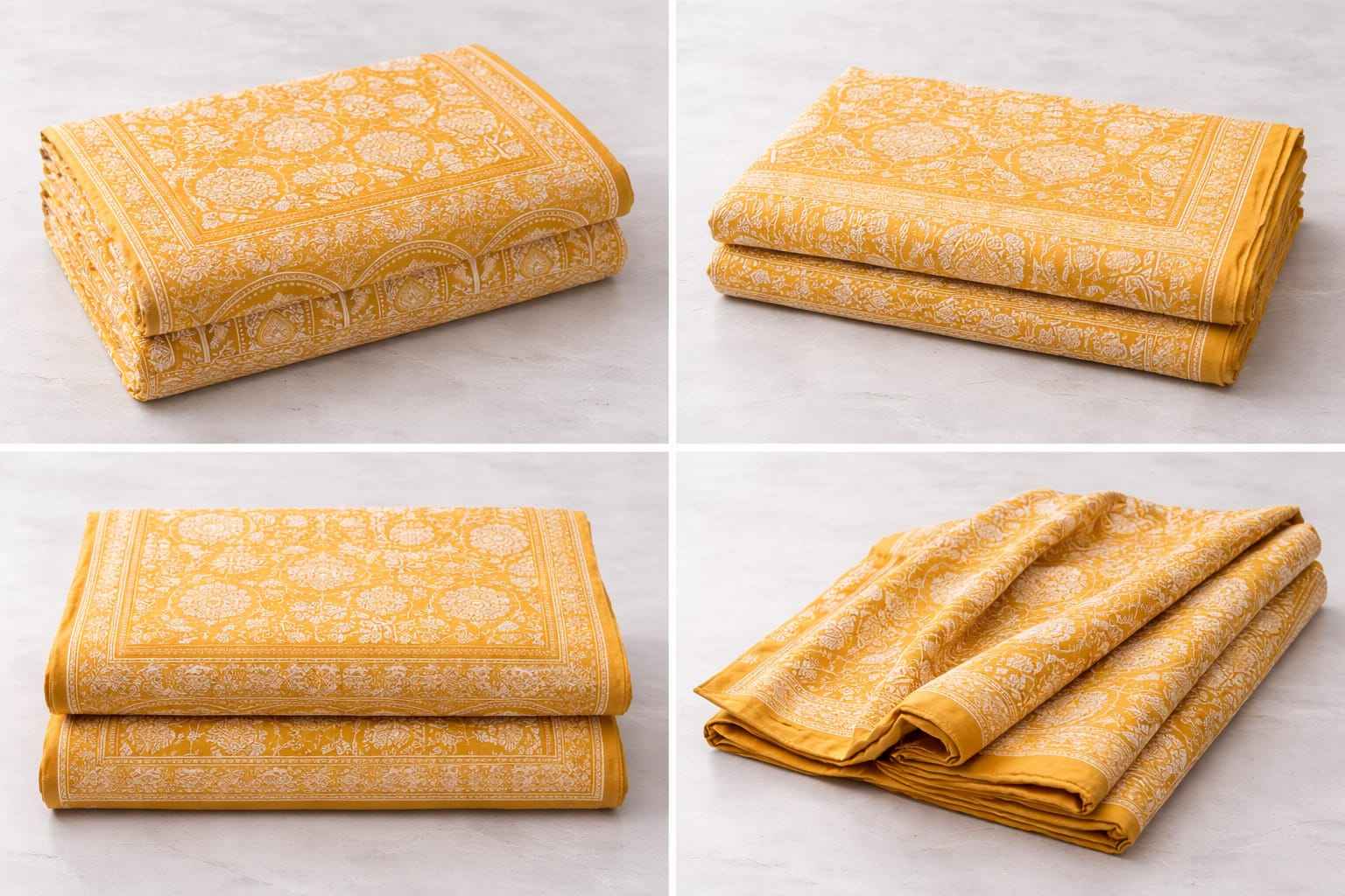 Mustard Yellow Jaal - Bedsheet Set - ChapaSsyahii