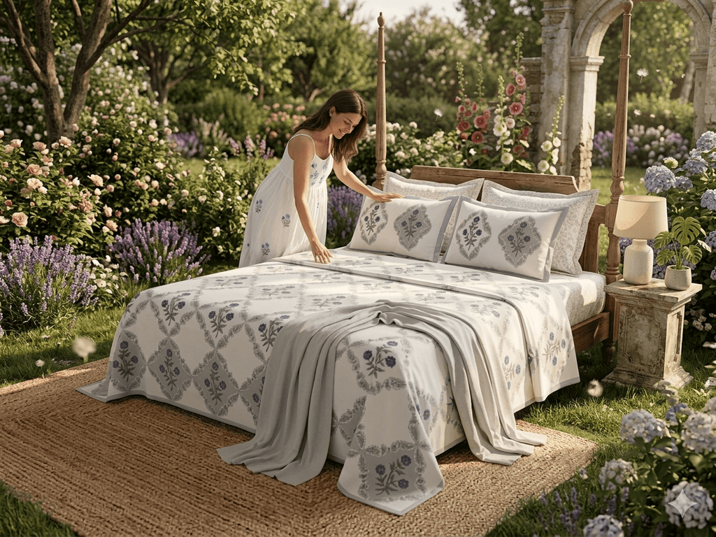 Neel Aangan - Bedsheet Set - ChapaSsyahii