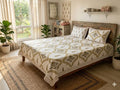 Olive Mughal Motif – Olive & Beige - Bedsheets - ChapaSsyahii