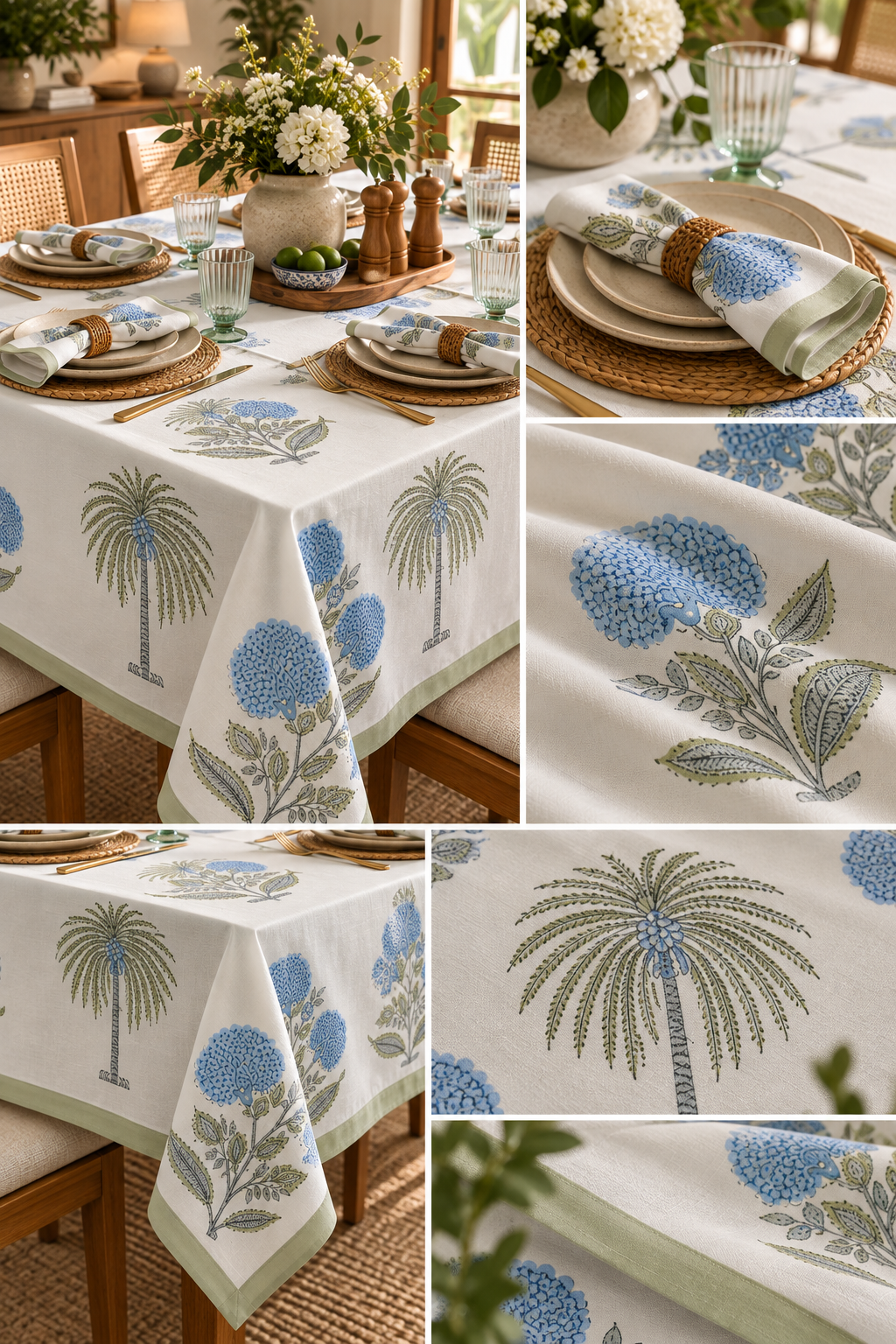 Golden Ogee Bloom - Table Cover - ChapaSsyahii