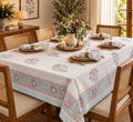 Pink Carnation Medallion - Table Cover - ChapaSsyahii