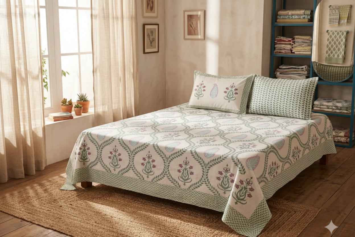Sage Pushp - Bedsheet Set - ChapaSsyahii
