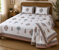 Terracotta Boota Dohar and Bedsheet Combo - Dohar and Bedsheet Combo - ChapaSsyahii