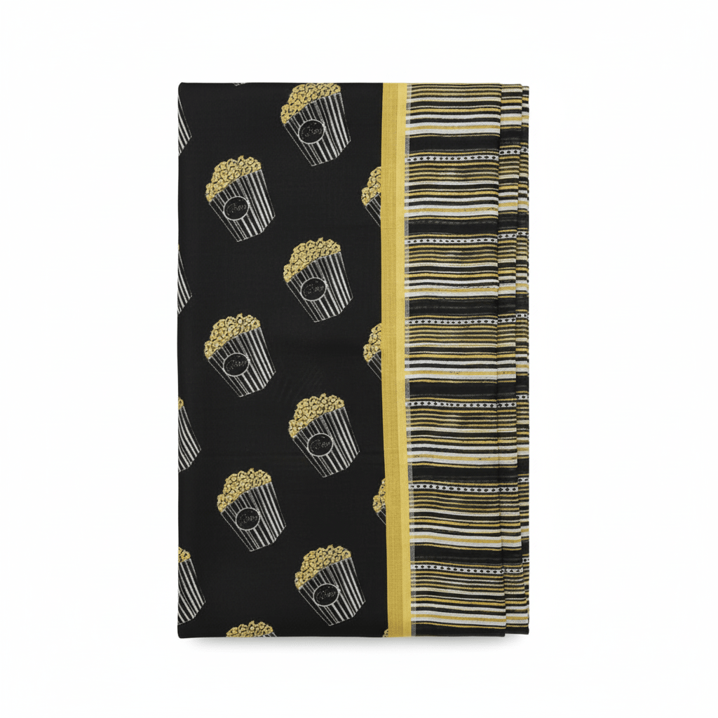 Vintage Popcorn Chic - Mulmul Saree - ChapaSsyahii