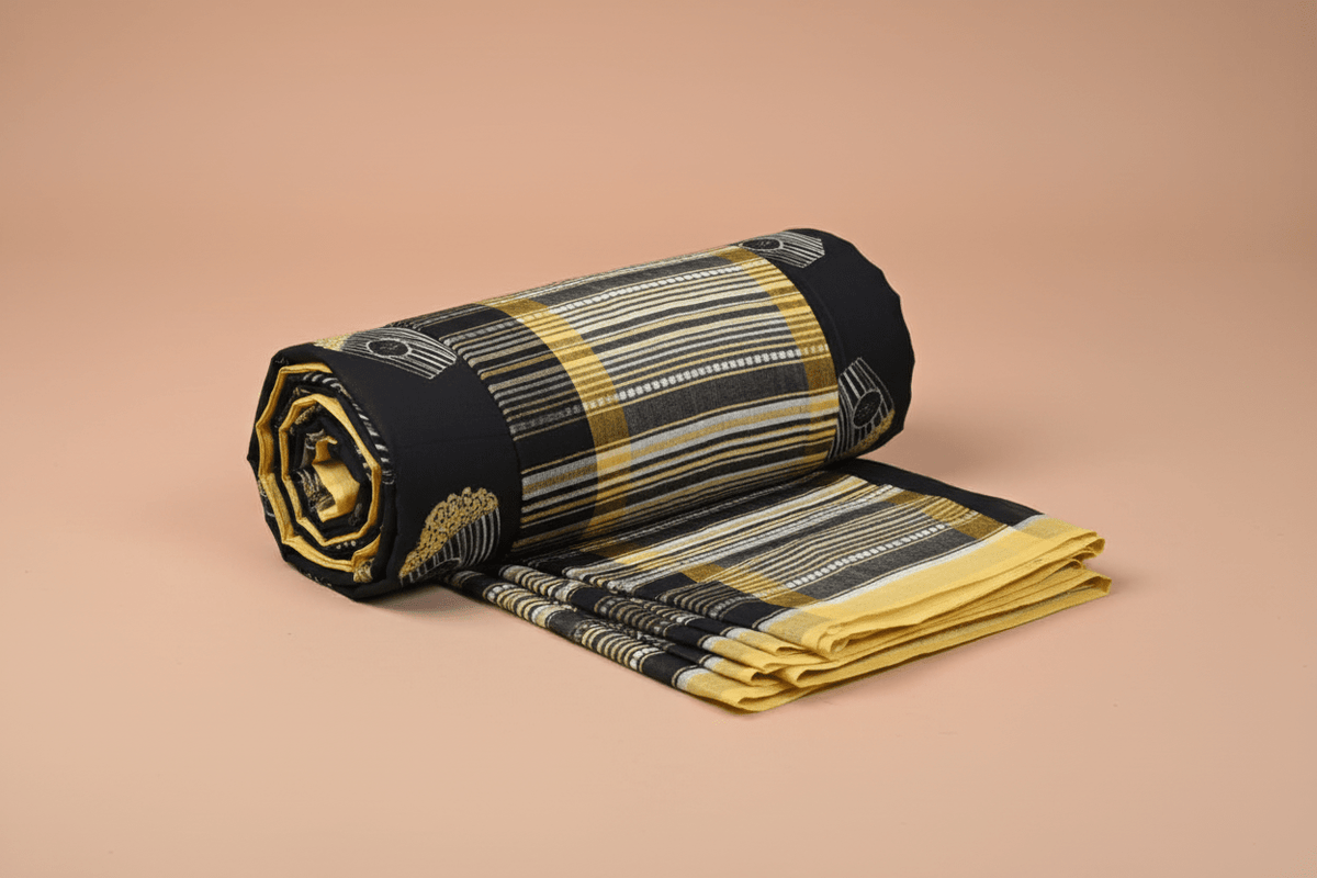 Vintage Popcorn Chic - Mulmul Saree - ChapaSsyahii